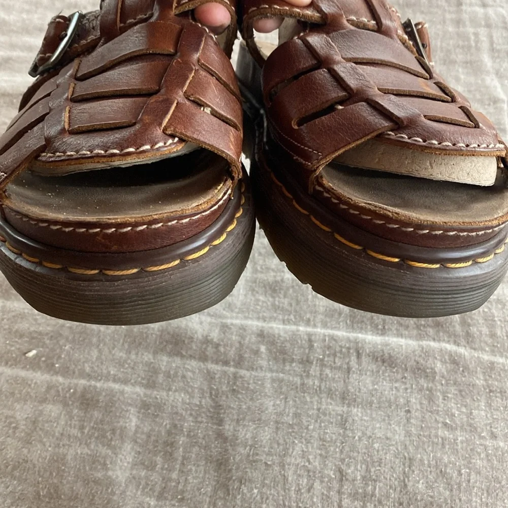 Vintage Doc Martens Leather Sandals - Picture 9 of 9